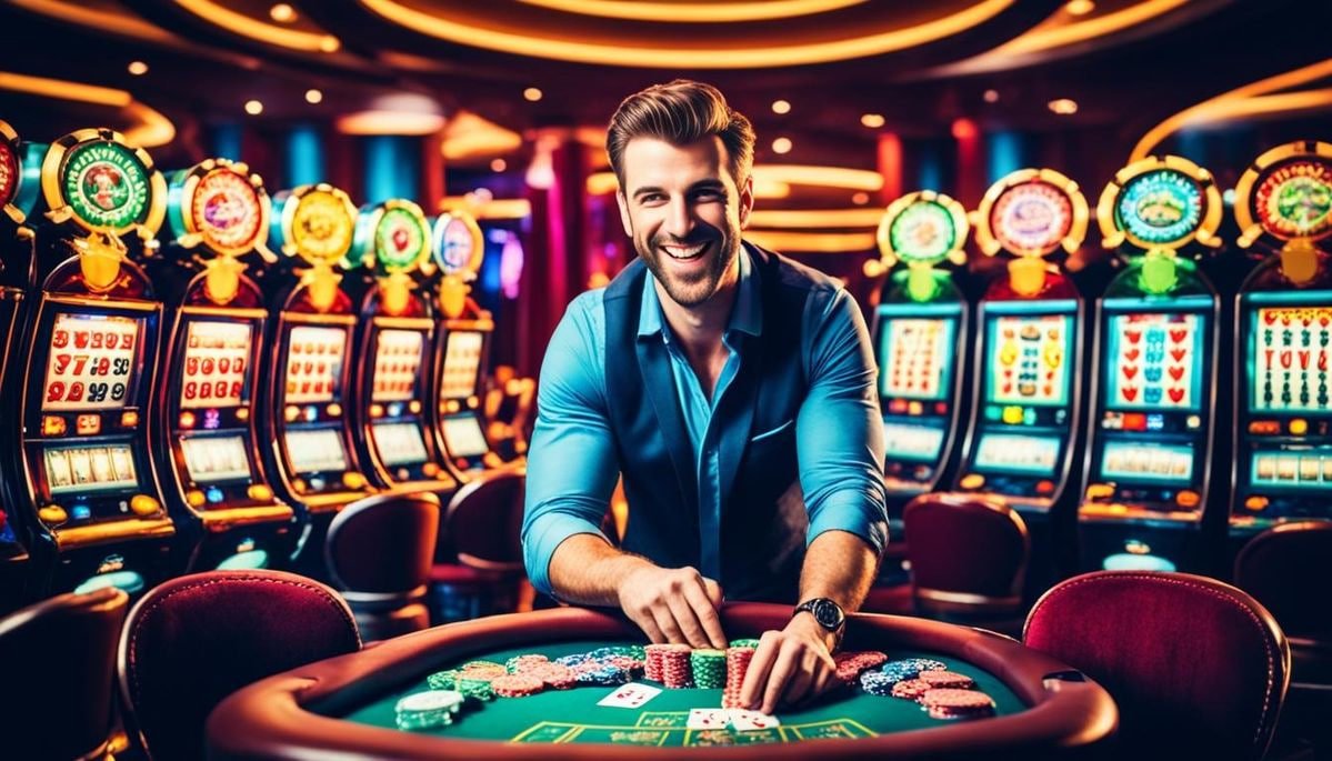 Antarmuka permainan Ekor Number di dunia slot77 untuk perangkat mobile